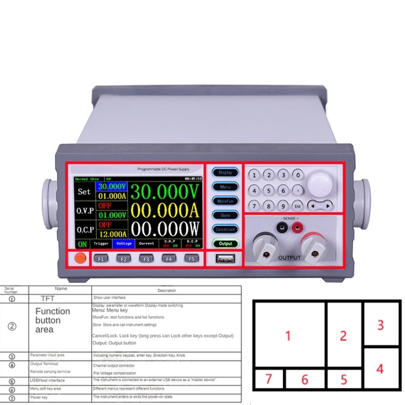 Laboratory adjustable 30V 60V  - đánh giá và giá Switching Dc Power Supply 300V 1A