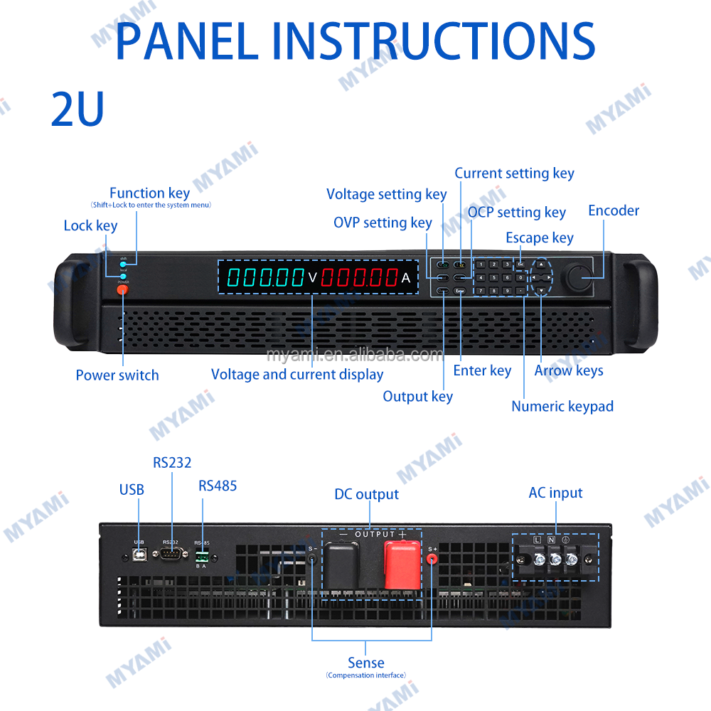 Myami High-power Programmable  - đánh giá và giá Adjustable High Power Dc Lab Power Supply 1500W